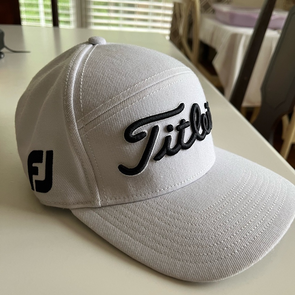 Titleist White and Black Cap